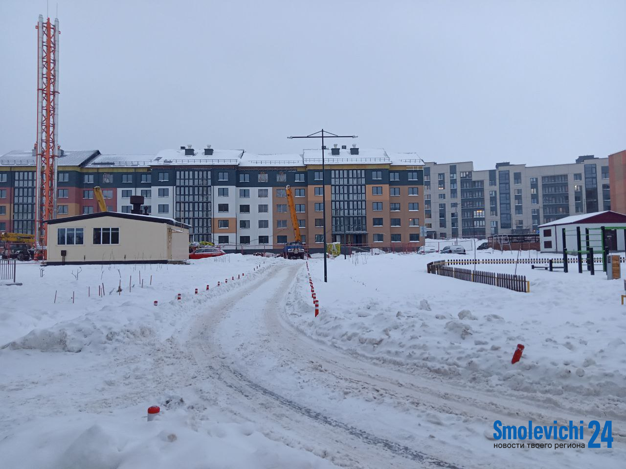 В Смолевичах завершается строительство очередного дома для минчан -  Smolevichi-24.by