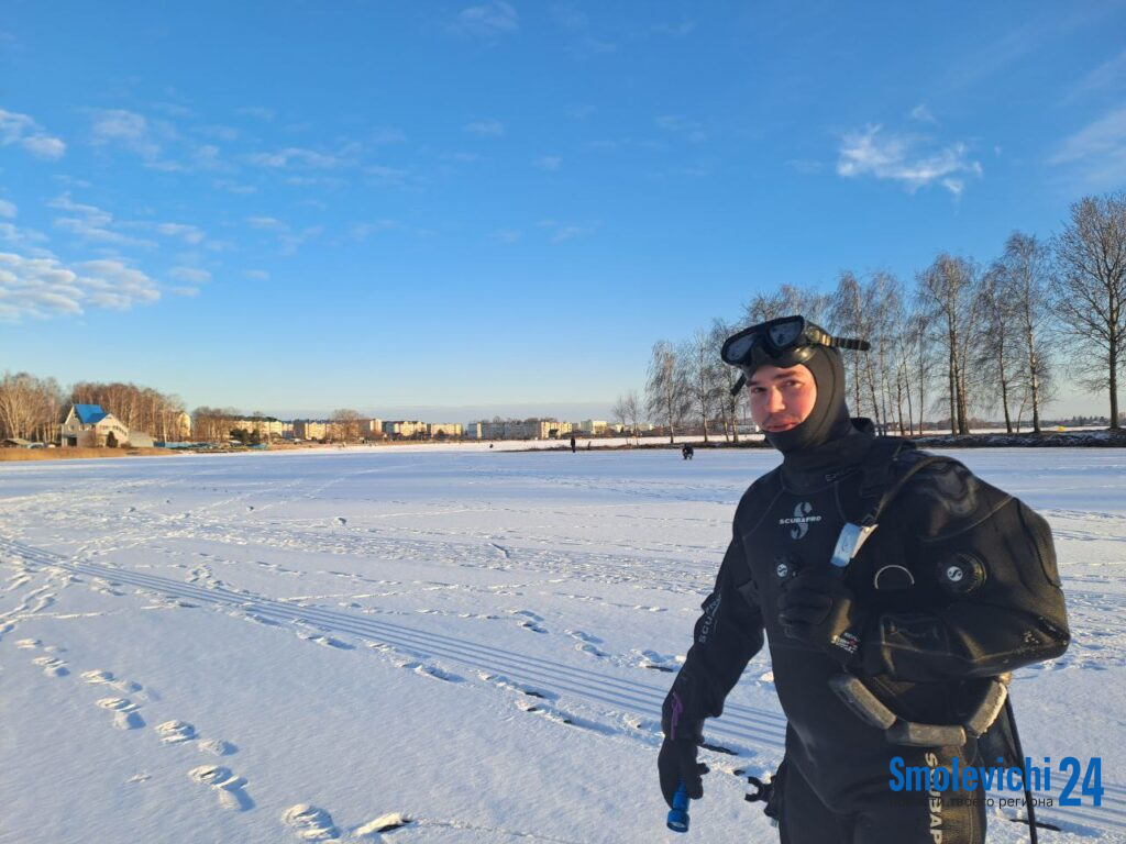 На Смолевичском водохранилище водолазы спасали… телефон