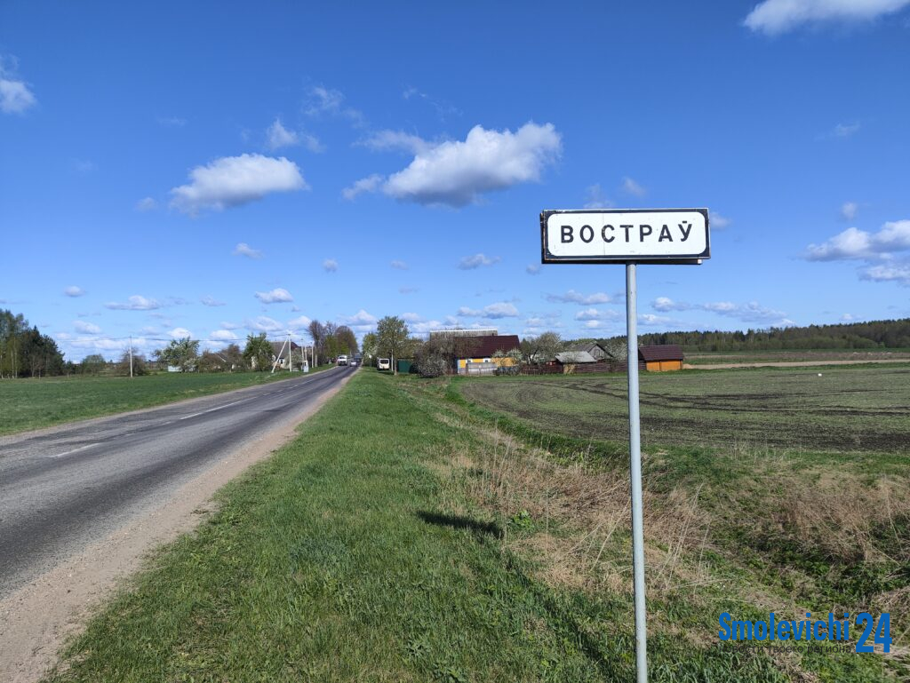 По просьбам жителей в Острове асфальтируют гравийную дорогу