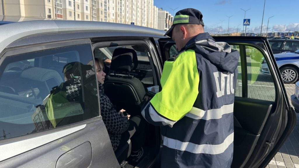 Безопасная дорога для детей. Смолевичские инспекторы проверяют водителей