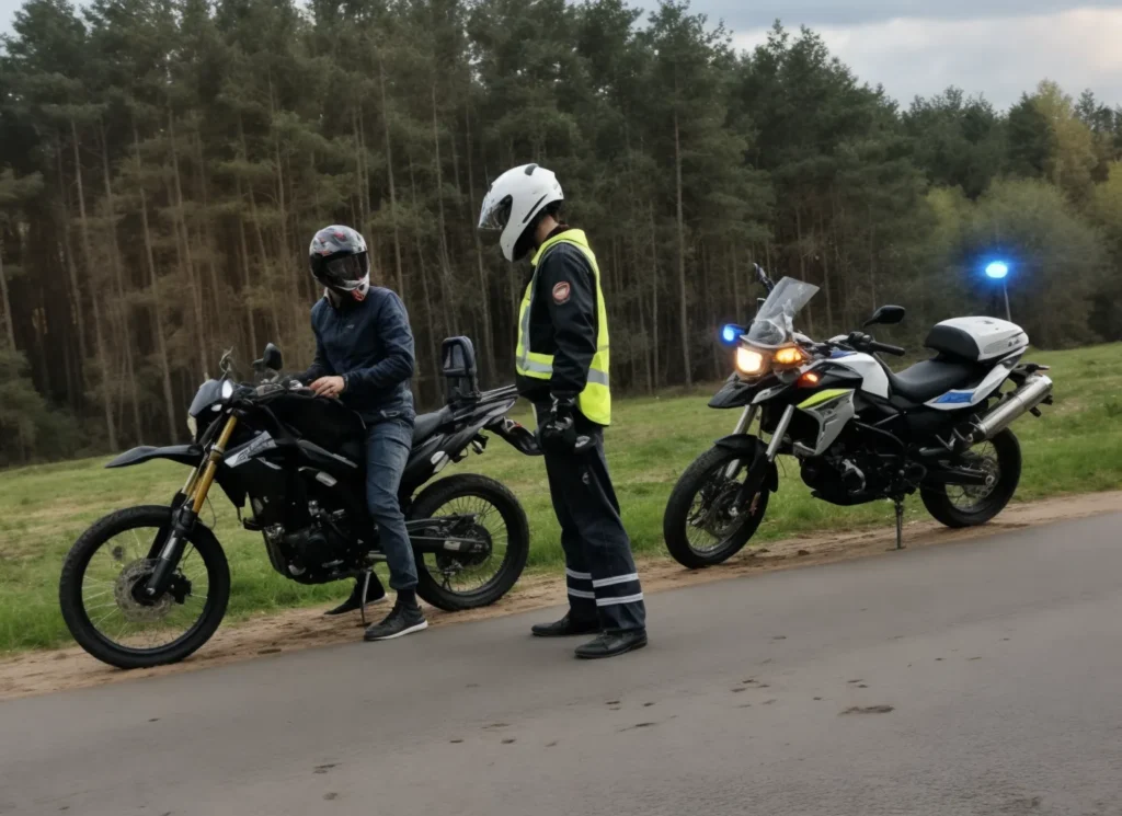 Где байк, там и патруль: Смолевичские инспекторы проводят профилактику ДТП