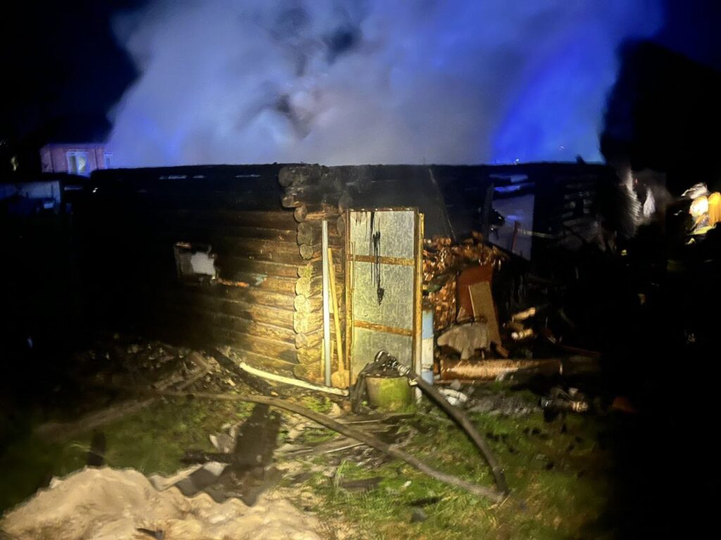 В Полянке печь стала причиной пожара