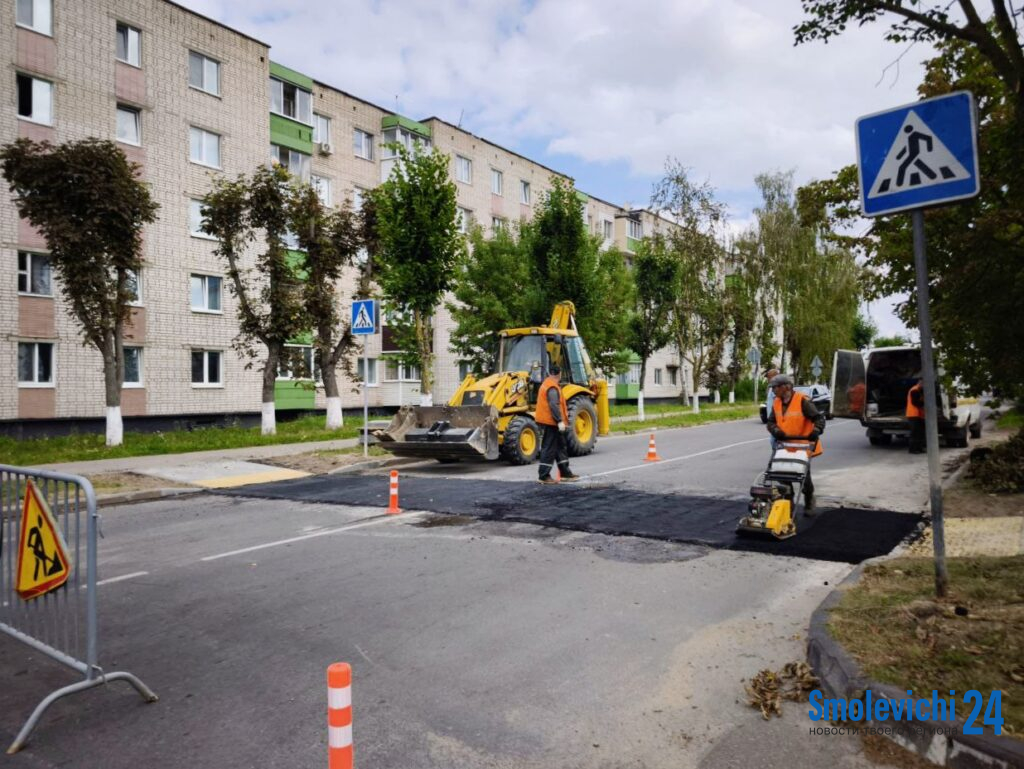 На улицах Смолевичей появились новые искусственные неровности