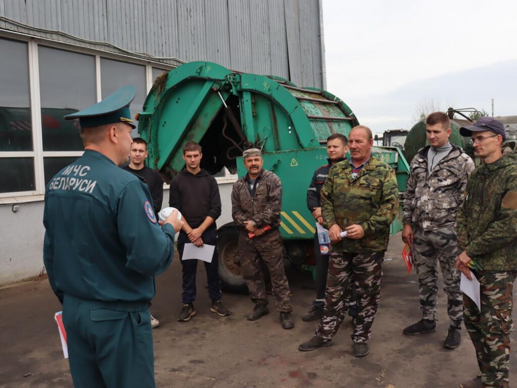 В «Озерицкий-агро» прошла встреча со спасателями