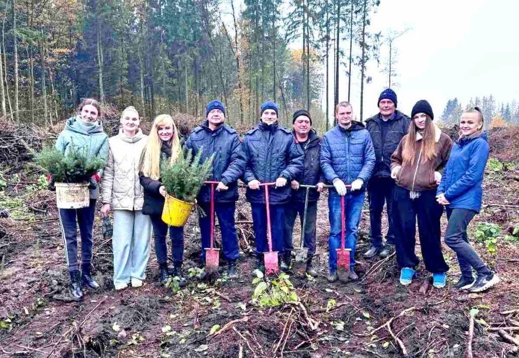 Прокуроры и судьи Смолевичского района дали лесу новую жизнь