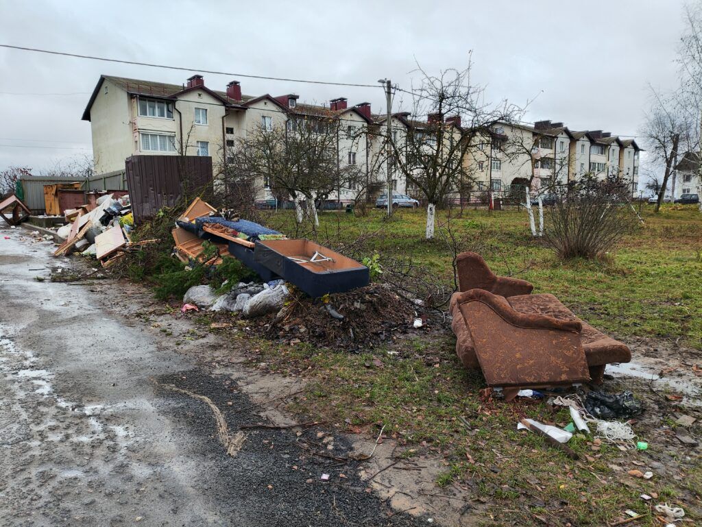Захламленность контейнерных площадок в Кривой Березе. Что на жалобу сельчан ответили в ЖКХ?