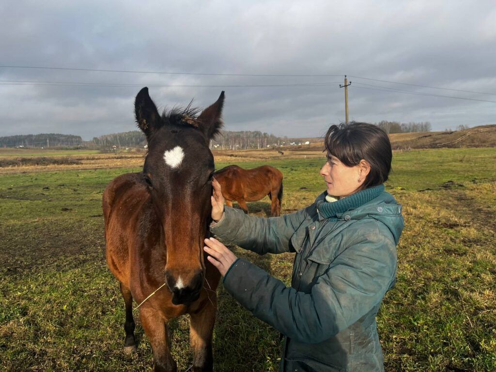 Познакомились с девушкой, которой лошади помогают справляться с трудностями