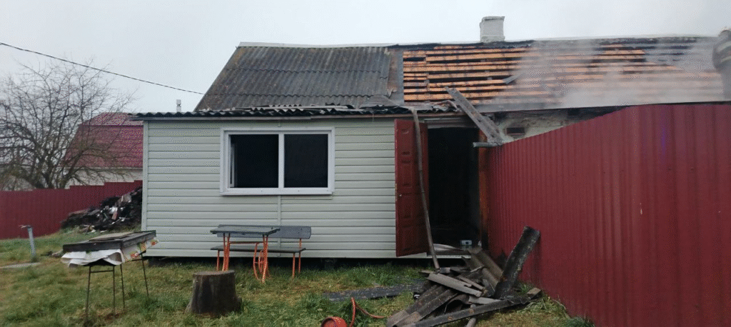 На пожаре в Малом Залужье погибли два брата