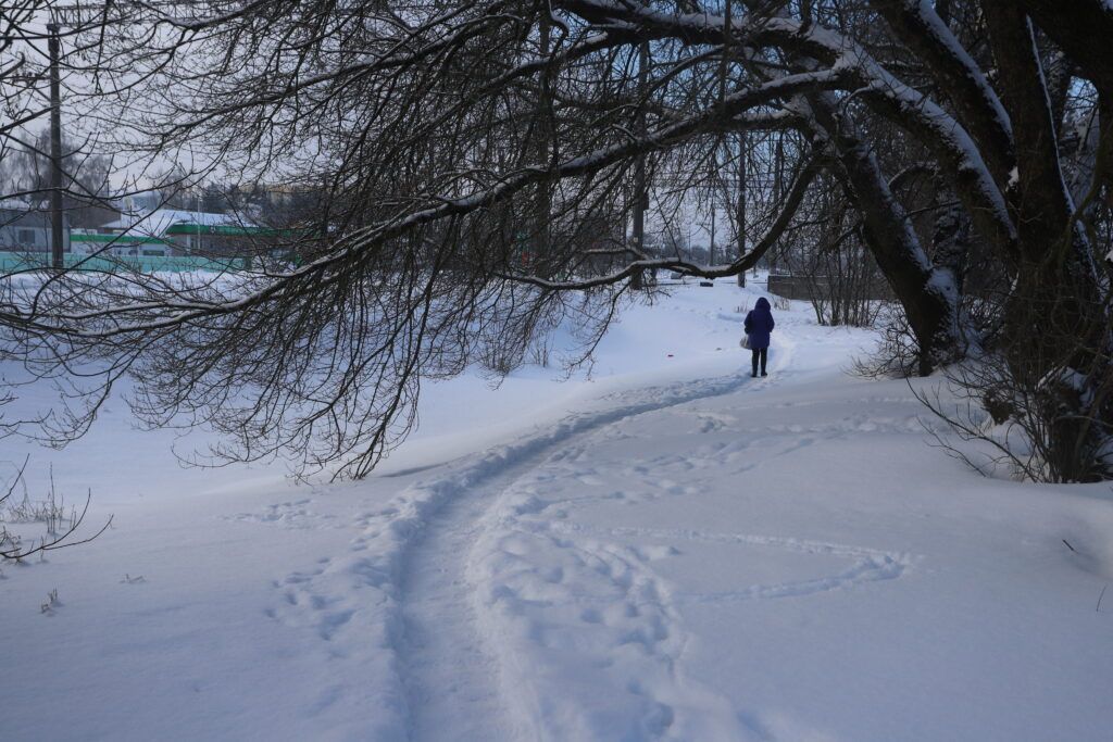 Зима, холода. Посмотрите, как снег изменил Смолевичи