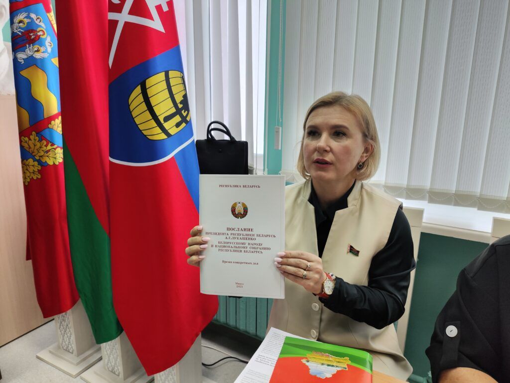 Делегаты ВНС встретились с молодежью Смолевиччины