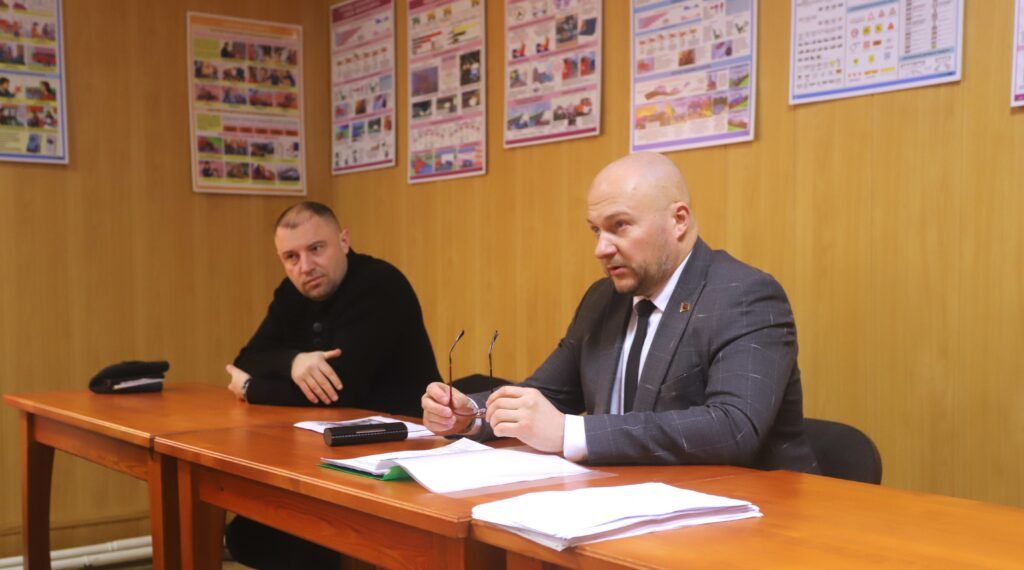 Единый день информирования. Дмитрий Богданович встретился с коллективом СПК «Первомайский»