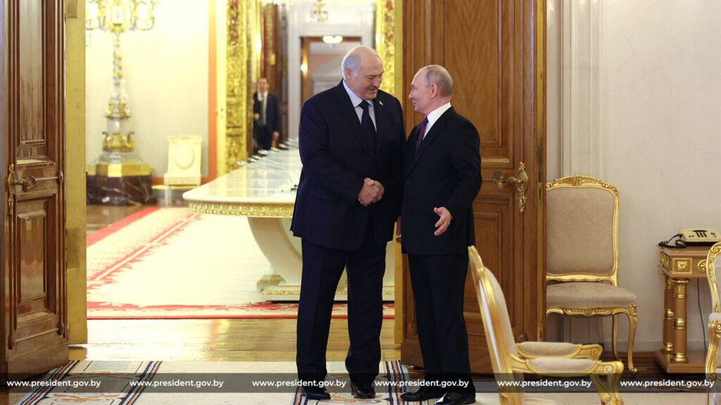 Александр Лукашенко участвует в заседании Высшего государственного совета Союзного государства