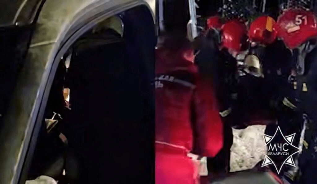 Под Смолевичами столкнулись микроавтобус и грузовик