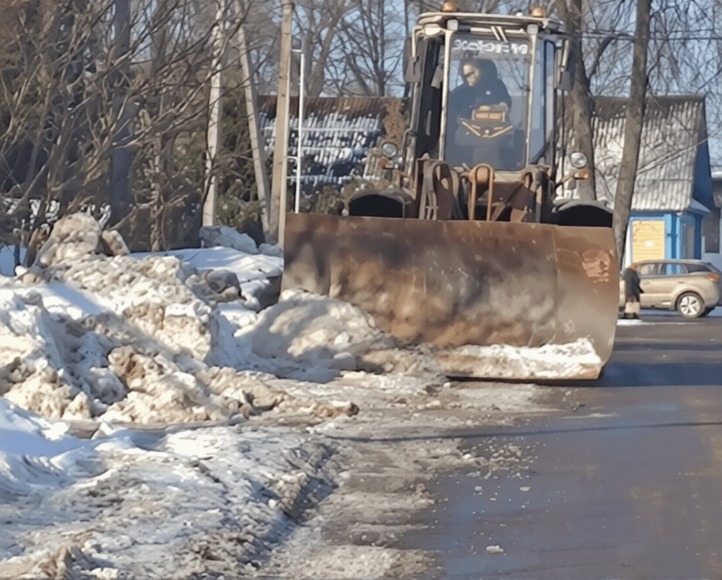 Замечено: в Слободе наводят порядок на дорогах