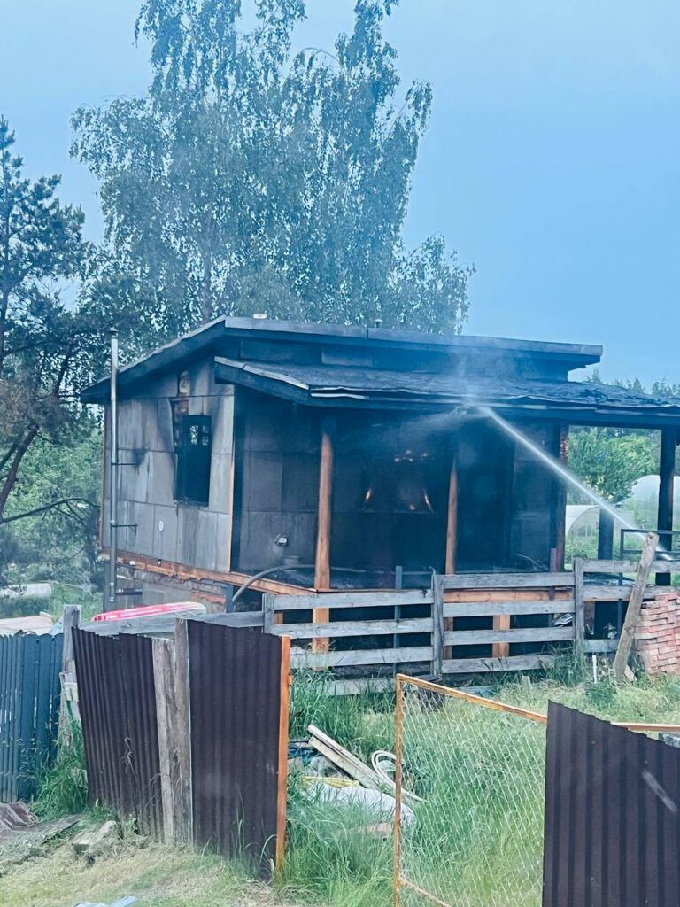 В Заболотском сельсовете произошёл пожар в бане.