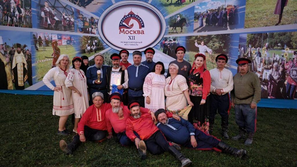 Курень смолевичских казаков покорил Москву